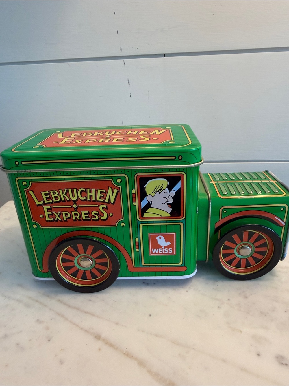 Lebkuchen Express Metal Tin Truck Collectible